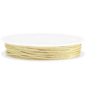 Coda di topo intrecciato 1mm oro-chiaro