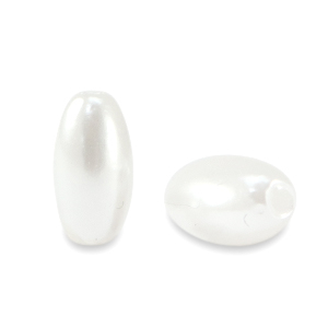 Imitazione di perle d'acqua dolce chicco di riso bianco