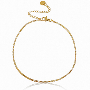 Cavigliere in acciaio inossidabile oro