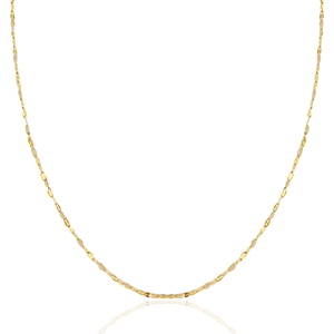 Collane in acciaio inossidabile beige latte-oro