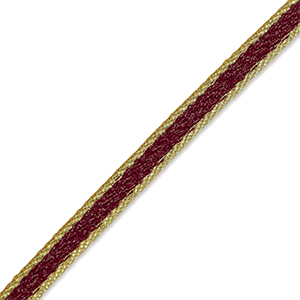 Nastro porto rosso-oro