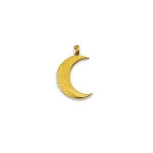 Ciondoli in acciaio inossidabile La Luna oro