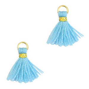 Nappine 1.2cm oro-blu fiordaliso