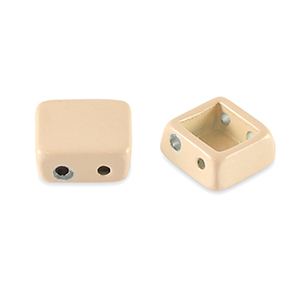 Perline Tile quadrato beige albicocca