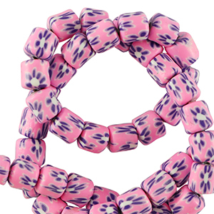 Perline di polimero 6mm rosa caramello