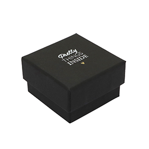 Confezione regalo "Pretty things inside"&nbsp; nero