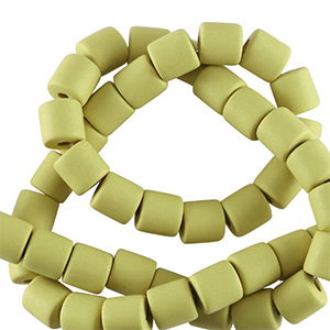 Perline di polimero 6mm verde oliva claro