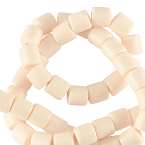 Perline di polimero 6mm rosa crema