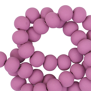 Perline di polimero 6mm magenta viola chiaro