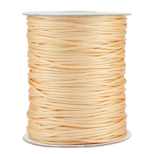 Coda di topo intrecciato 1.5mm giallo vaniglia