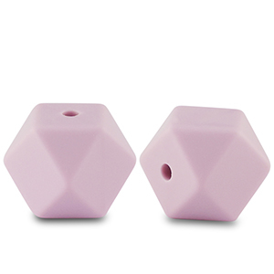 Perline di silicone diamante lilla