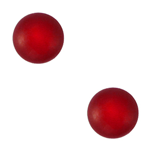 Cabochon Polaris 4mm soft SS16 "Pietra di nascita" shiny Gennaio vino rosso