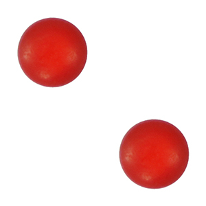 Cabochon Polaris 4mm soft SS16 "Pietra di nascita" shiny Luglio rosso bacca