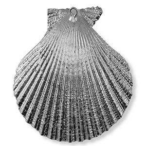 Pendenti di conchiglia prodotti speciali conchiglia di capesante argento