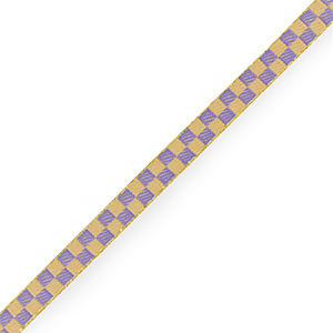 Nastro con testo cubi giallo-viola