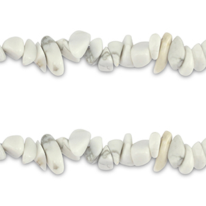 Perline in pietra naturale chips bianco