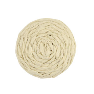 Pendenti in rafia 25mm beige