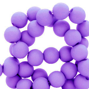 Perline in acrilico 6 mm viola