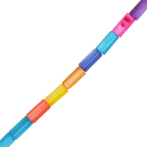 Perline di conchiglia tubo multicolore