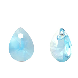 Pendenti di vetro Crystal Glass goccia aqua