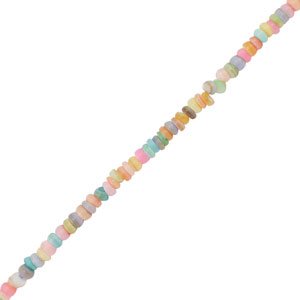 Perline di conchiglia rondella multicolore pastello