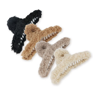 Accessori per capelli fermagli per capelli mix orsetto teddy nero-marrone