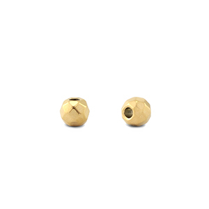 Perline in acciaio inossidabile 3mm oro