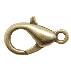 Componenti di metallo DQ chiusura moschettone12mm bronzo antico (privo di nichel)