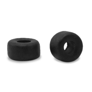 Perline di ceramica greca DQ 7mm nero