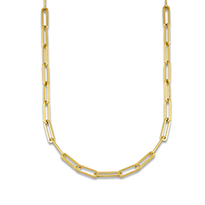 Collane in acciaio inossidabile maglia oro