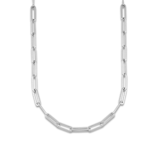 Collane in acciaio inossidabile maglia argento