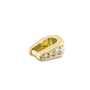 Metallo TQ in ottone gancio per pendente ovale oro