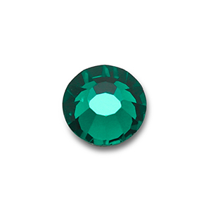 Preciosa SS34 a fondo piatto emerald