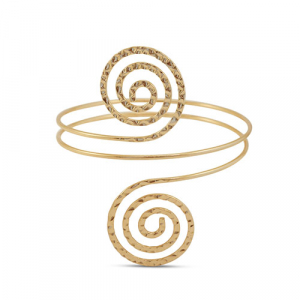 Bracciale da braccio foglia oro