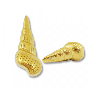 Ciondoli in acciaio inossidabile lumachina oro