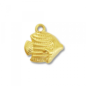 Ciondoli in acciaio inossidabile pesce oro