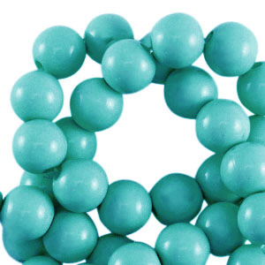 Perline in acrilico 4 mm lucido verde acqua