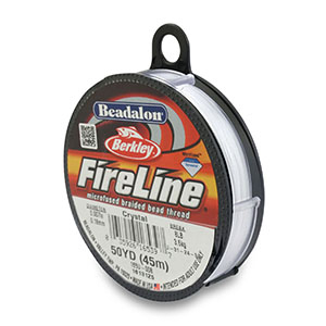 Beadalon filo infilaperle Fireline 0.20mm bianco