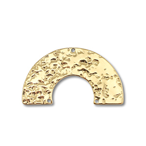 Ciondoli / distanziatore in acciaio inossidabile arco oro