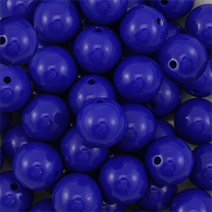 DQ Perline in acrilico 14 mm blu scuro