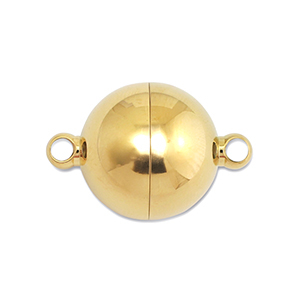 Componenti in acciaio inossidabile chiusura magnetica 16mm tonda oro