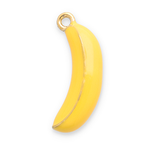 Ciondoli in acciaio inossidabile banana oro-giallo