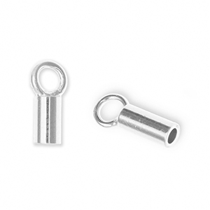 Componenti di metallo DQ Eco-brass&reg; terminale argento antico (privo di nichel)