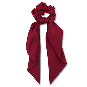 Elastici per capelli con fiocco rosso scuro