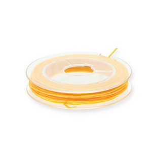 Filo infilaperle elastico 0.8mm giallo arancio