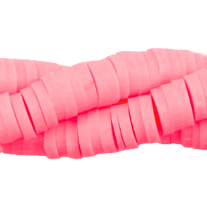 Perline Katsuki 6 mm rosa neon