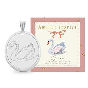 BY31&reg; Ciondoli in acciaio inossidabile cigno argento