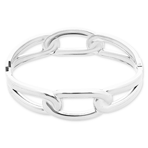 Bracciali in acciaio inossidabile argento