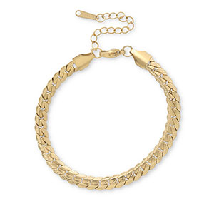 Bracciali in acciaio inossidabile catena a serpente oro