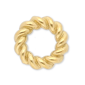 Componenti in acciaio inossidabile anellino chiuso 6mm oro